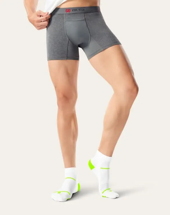 แพ็ก 2 คู่ Black n Neon - SMELLBLOCK™ Sport Day, Ankle