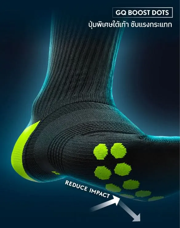 แพ็ก 2 คู่ Black n Neon - SMELLBLOCK™ Sport Day, Ankle