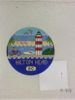 * Doolittle Stitchery R313 Hilton Head Round