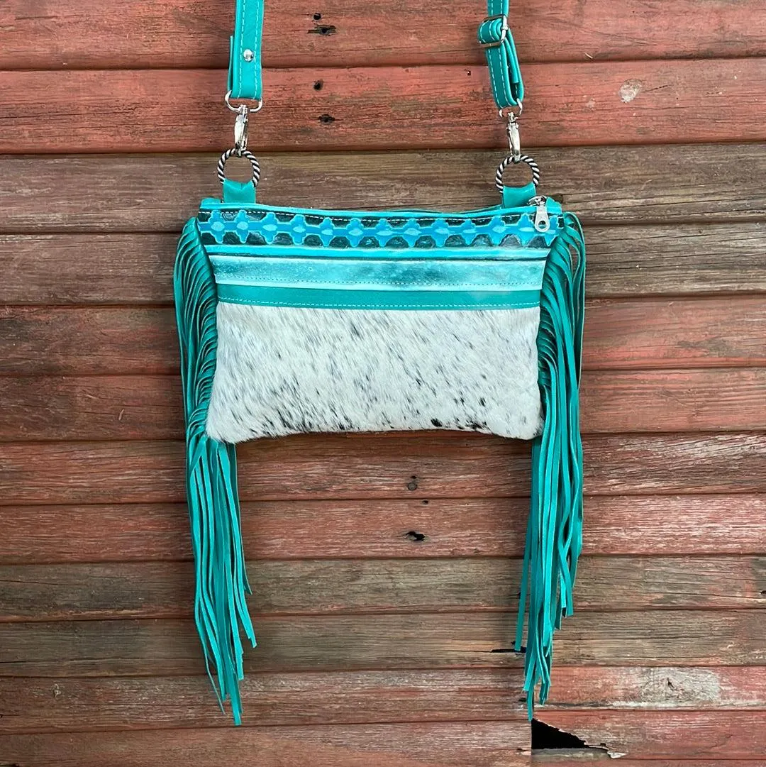 014 Patsy - B&W Speckle w/ Turquoise Matrix