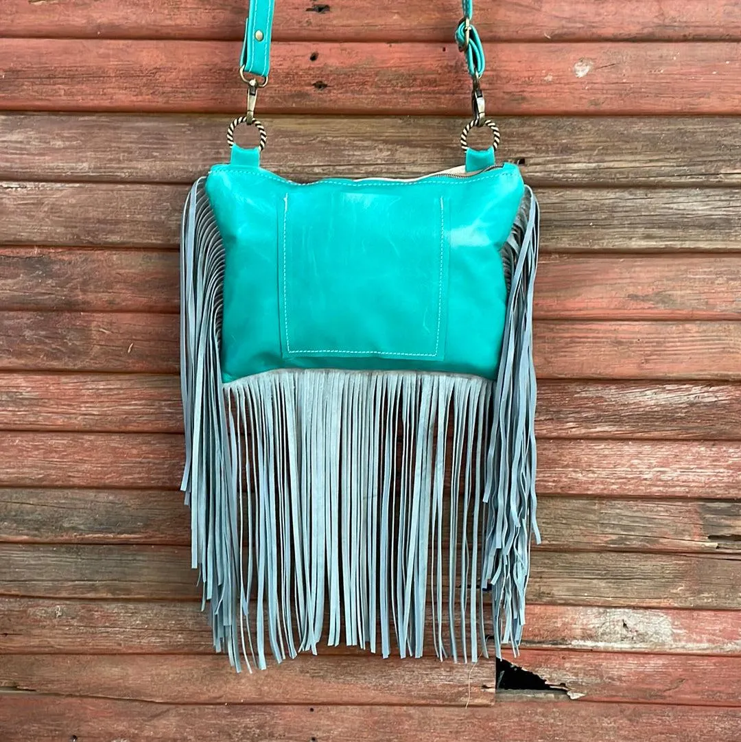 032 Patsy - Brindle w/ Turquoise Matrix