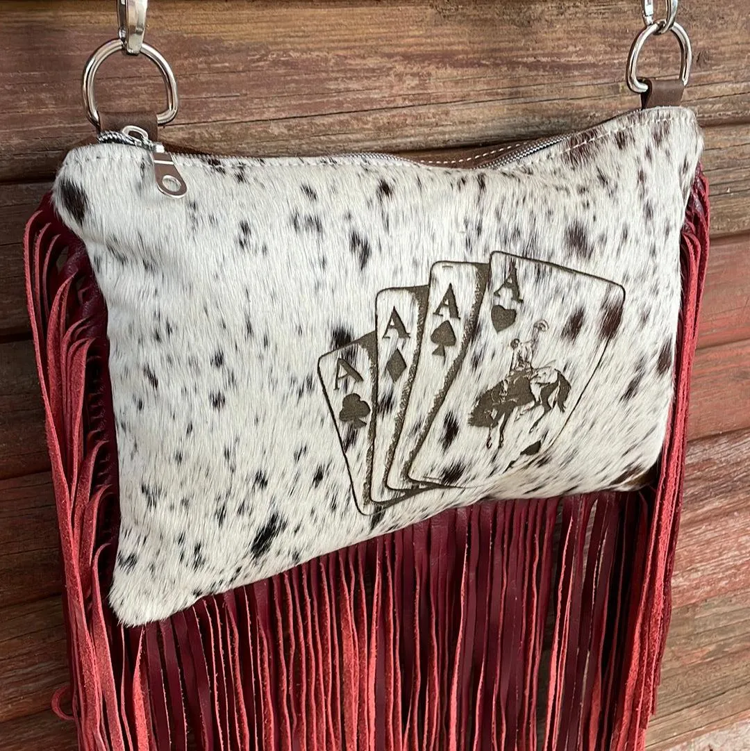 043 Patsy - Longhorn w/ Bucking Aces Design