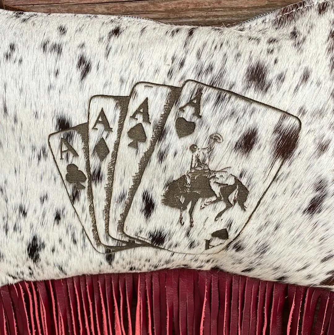 043 Patsy - Longhorn w/ Bucking Aces Design