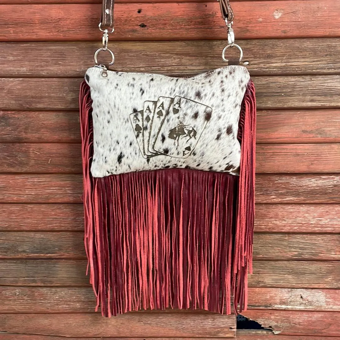 043 Patsy - Longhorn w/ Bucking Aces Design