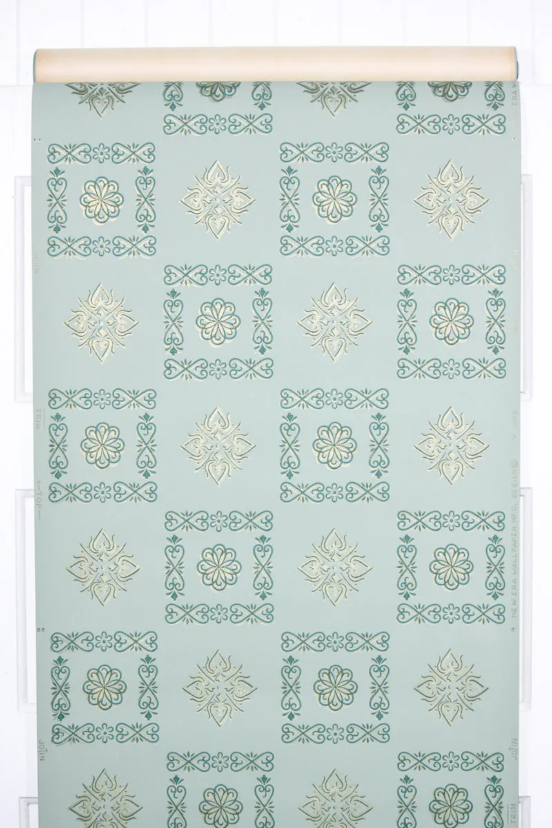 1950s Geometric Vintage Wallpaper