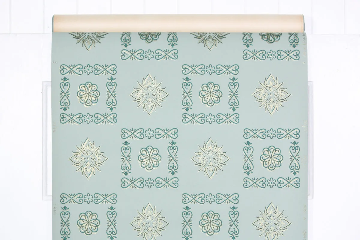 1950s Geometric Vintage Wallpaper