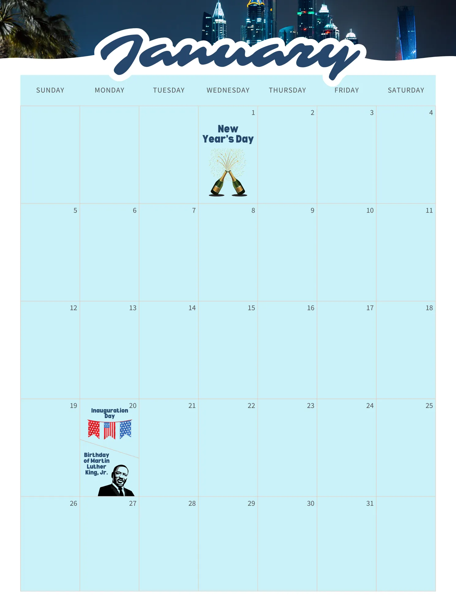 2025 Calendar, 2025 Travel Calendar, Monthly Calendar, 12 Month Calendar, Travel Gift, Wall Decor, Digital Calendar, Digital Download
