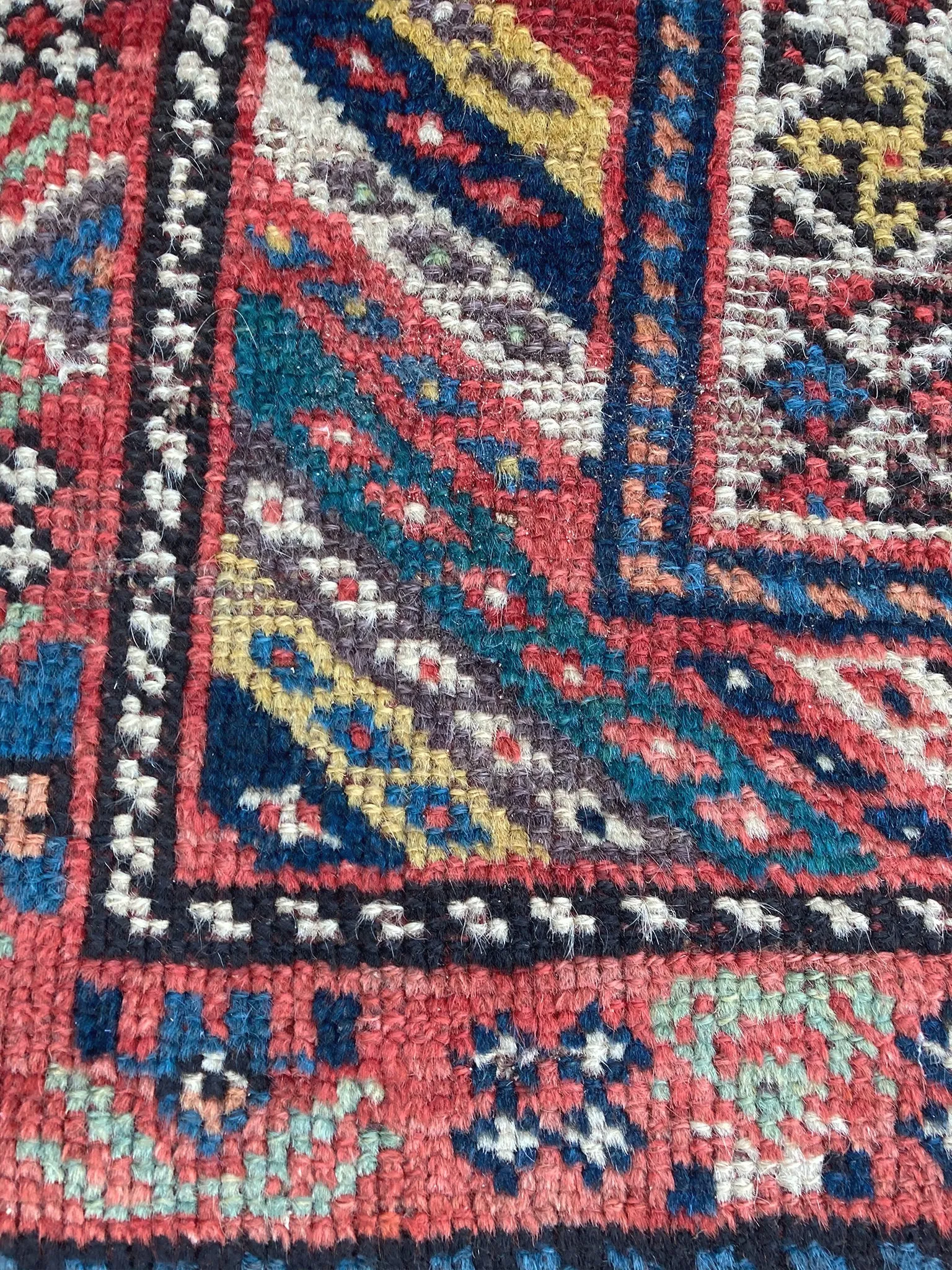 20th Century Kurdish Area Rug - 90" x 55"