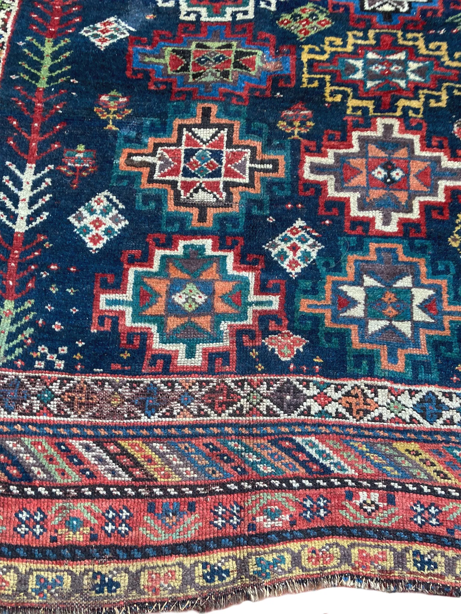20th Century Kurdish Area Rug - 90" x 55"