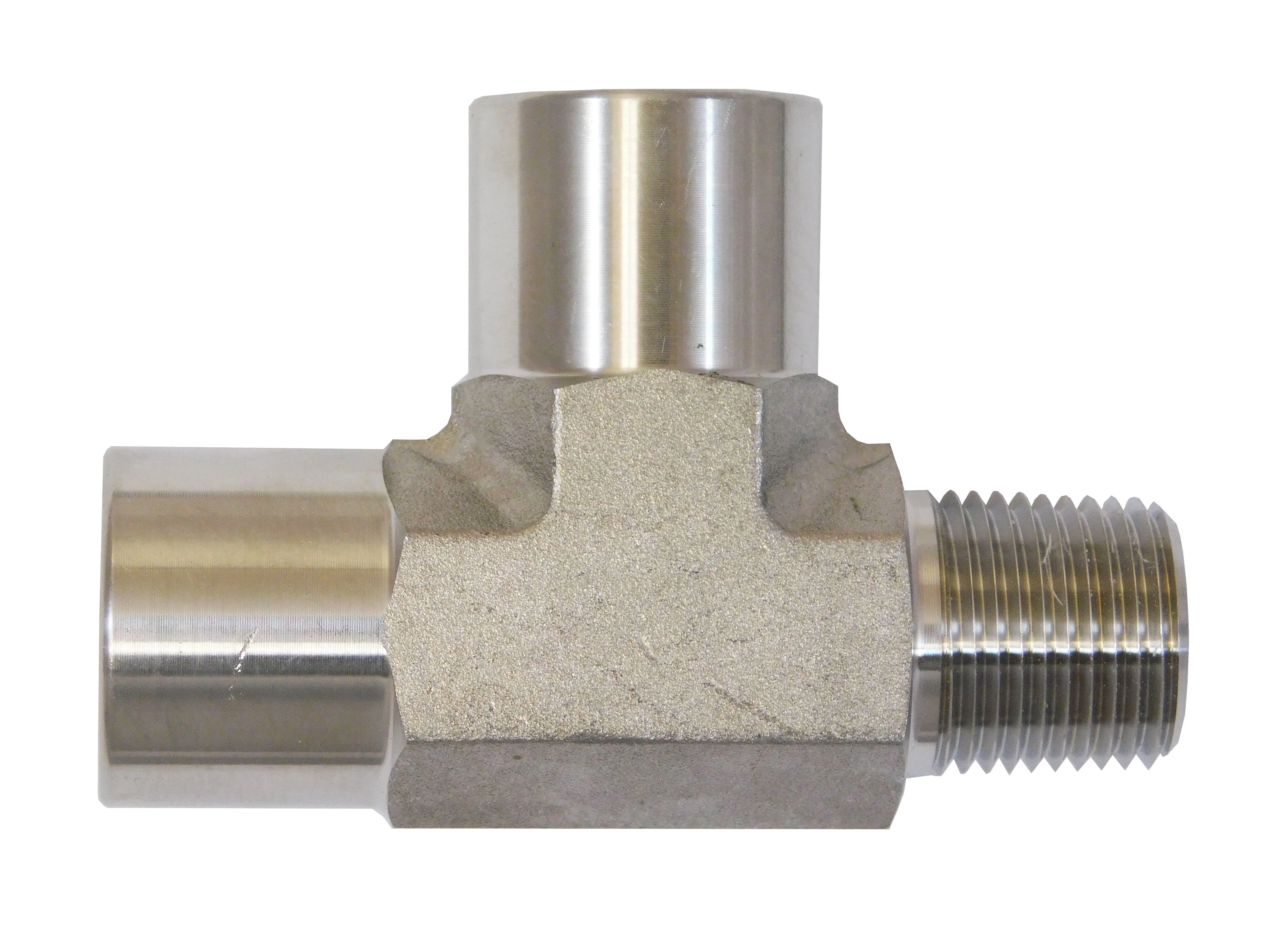 3/8" NPT Street Tee - 304 Stainless Steel