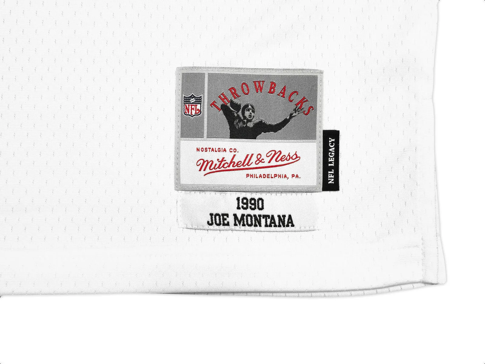 49ERS JOE MONTANA AUTOGRAPHED WHITE MITCHELL & NESS JERSEY 44 FANATICS 230704