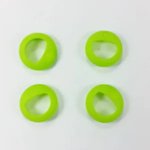 520323 Earpads green rubbe 2pairs L/R for Sennheiser PMX70 PMX80 Sport earphones