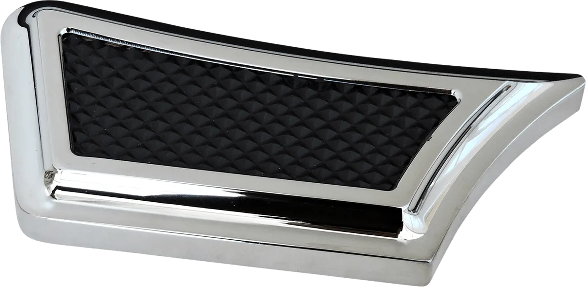 Accutronix FLBP-IC Instigator Rear Brake Pedal Cover - Chrome