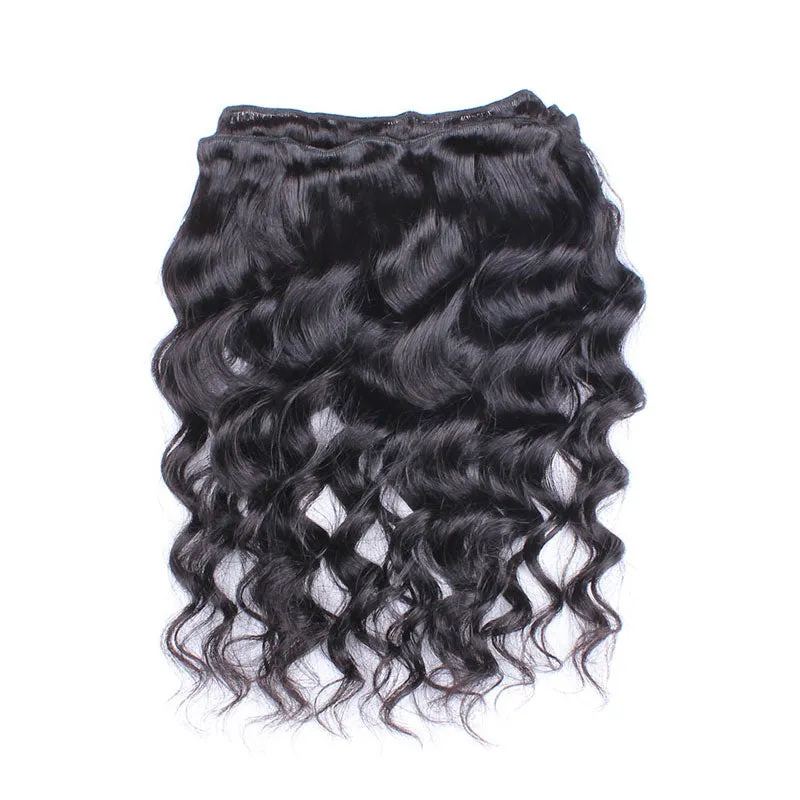 Affordable Hair Loose Wave 100% Human Hair Natural Black 1 Bundle 100gram