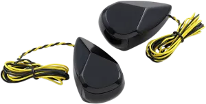 Alloy Art MRL-1B LED Turn Signal -  Black Smoke/Amber Lens