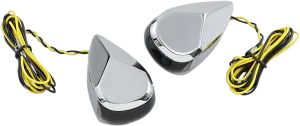 Alloy Art MRL-1C LED Turn Signal - Chrome Smoke/Amber Lens