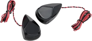 Alloy Art MRL-2B LED Turn Signal - Black Smoke/Red Lens