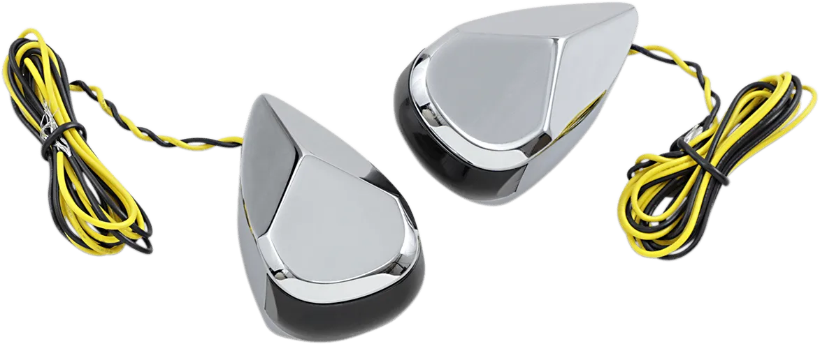 Alloy Art MRL-3C LED Turn Signal - Chrome Red/Red Lens