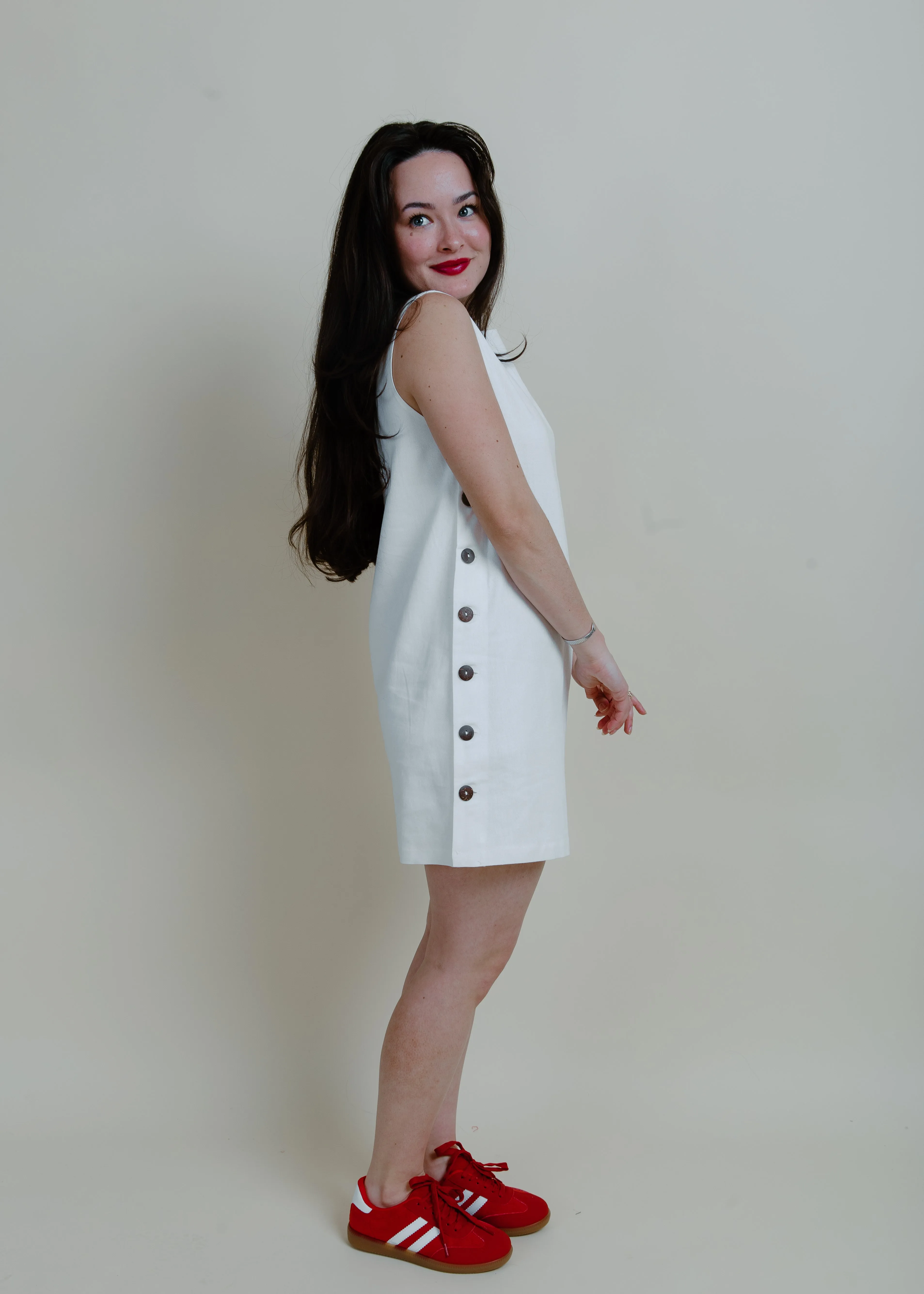 Annabella Mini Dress - White