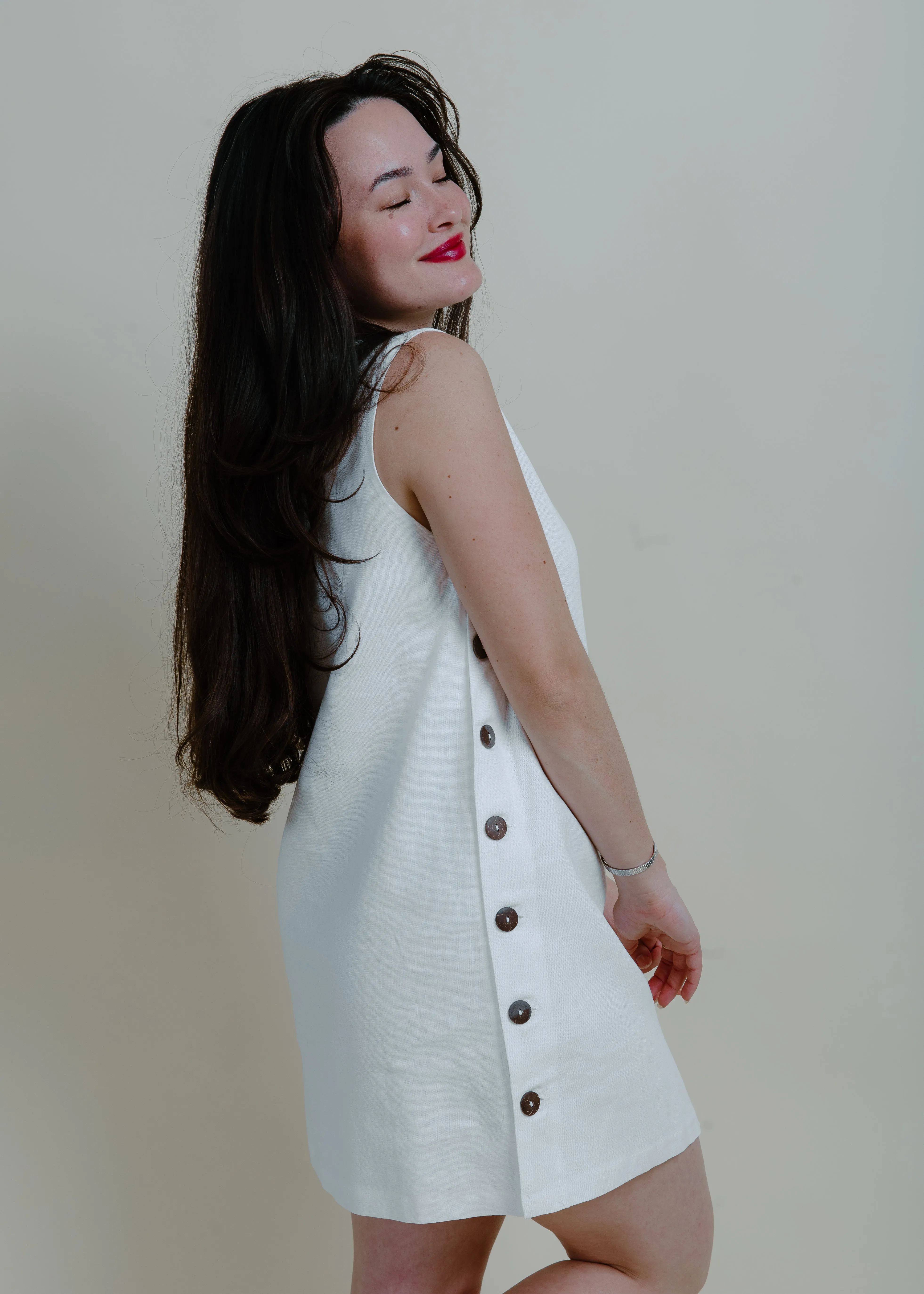 Annabella Mini Dress - White