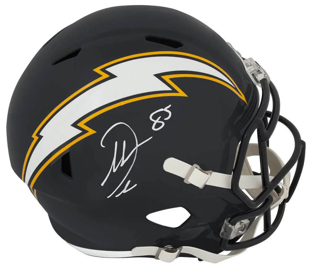 Antonio Gates Signed Chargers Navy (88-06) Riddell F/S Speed Rep Helmet (SS COA)