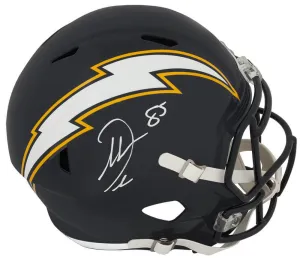 Antonio Gates Signed Chargers Navy (88-06) Riddell F/S Speed Rep Helmet (SS COA)