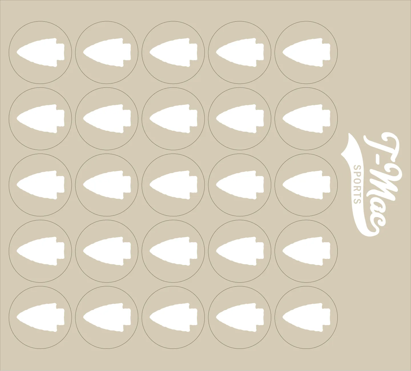 Arrowhead Mini Award Decals
