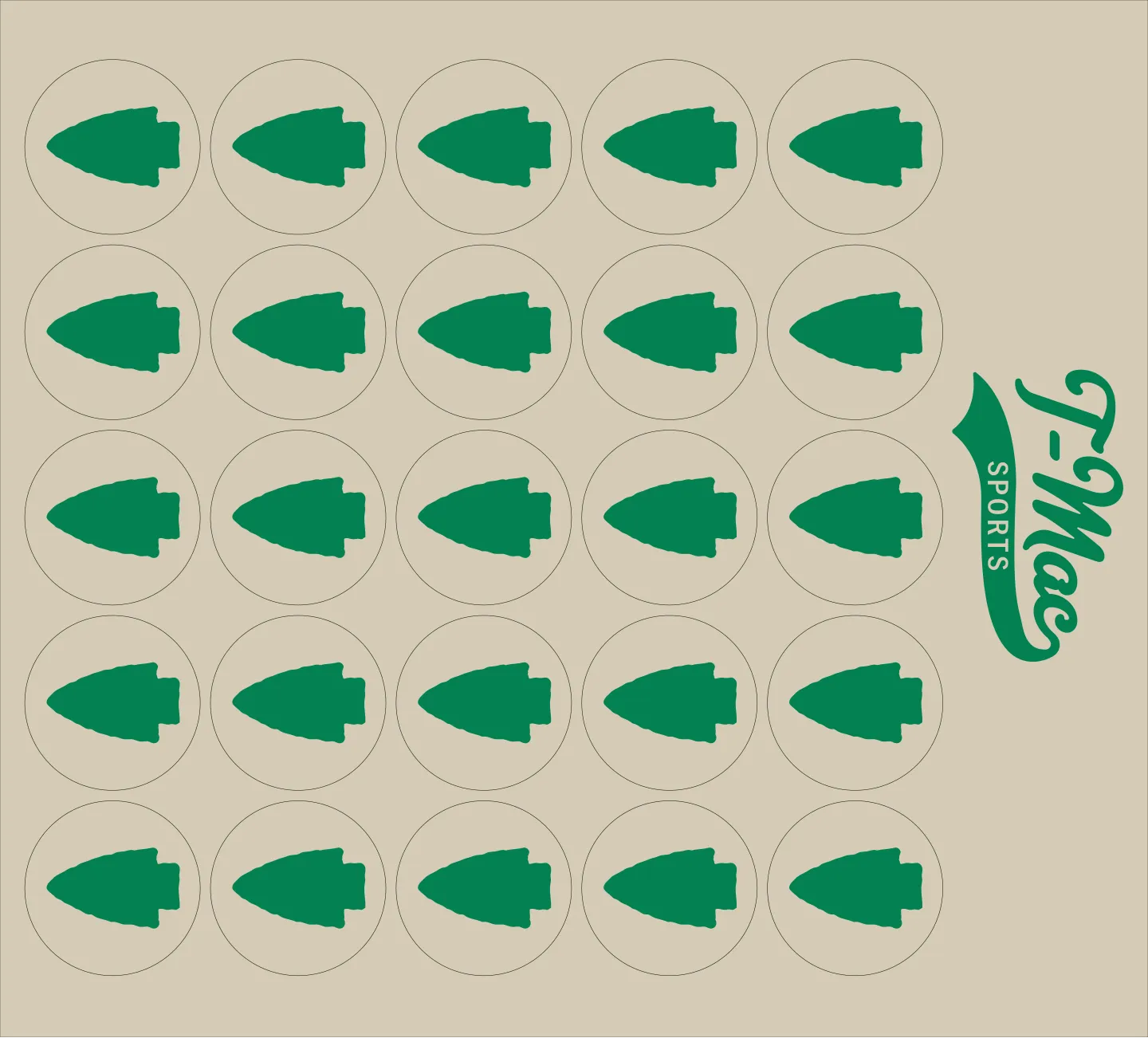 Arrowhead Mini Award Decals