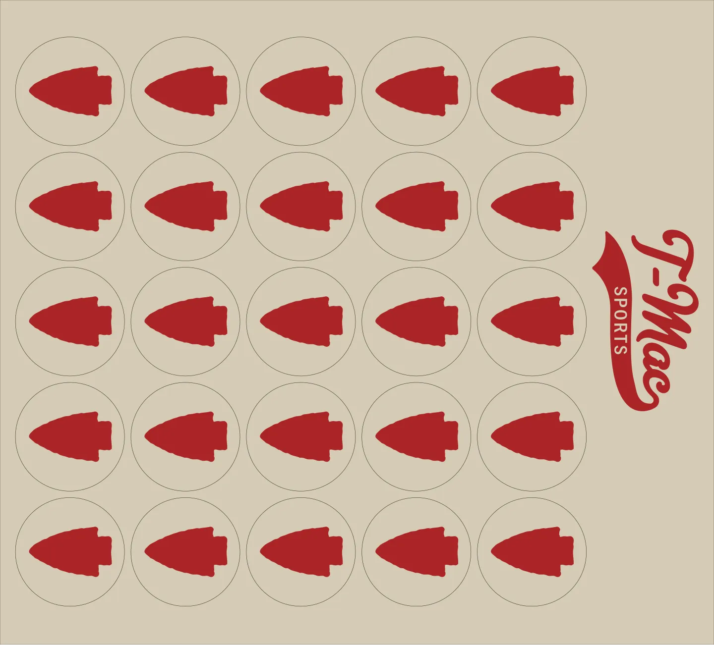 Arrowhead Mini Award Decals
