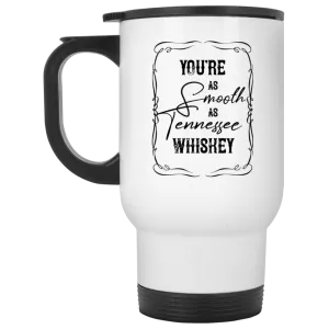As Smooth as Tennessee Whiskey - 14 oz.White Travel Mug