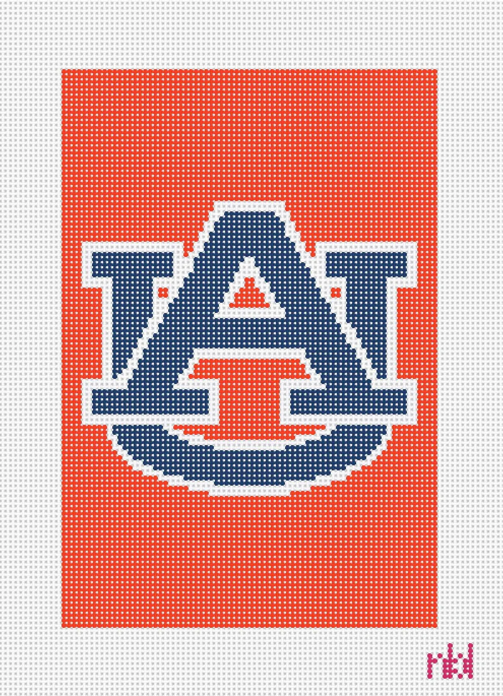 Auburn Mini Flag Canvas