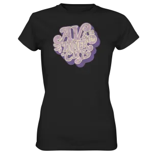 AV & the Inner City / Women's Premium Shirt with Purple Logo