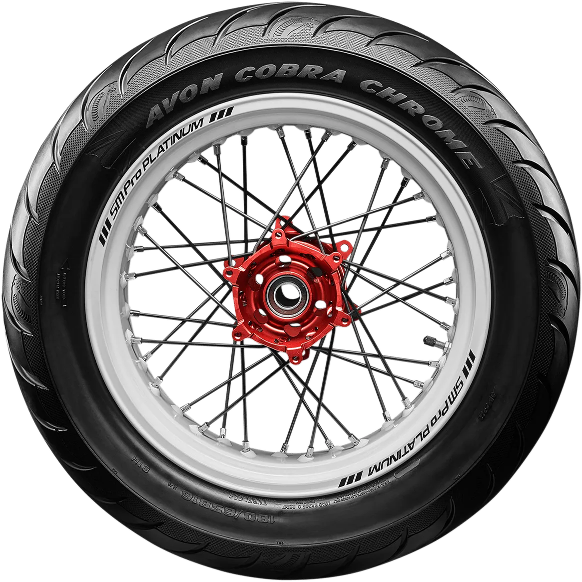 Avon Tyres 2120290 Avon AV92 Cobra Chrome 140/90B16 Rear Tire 77H
