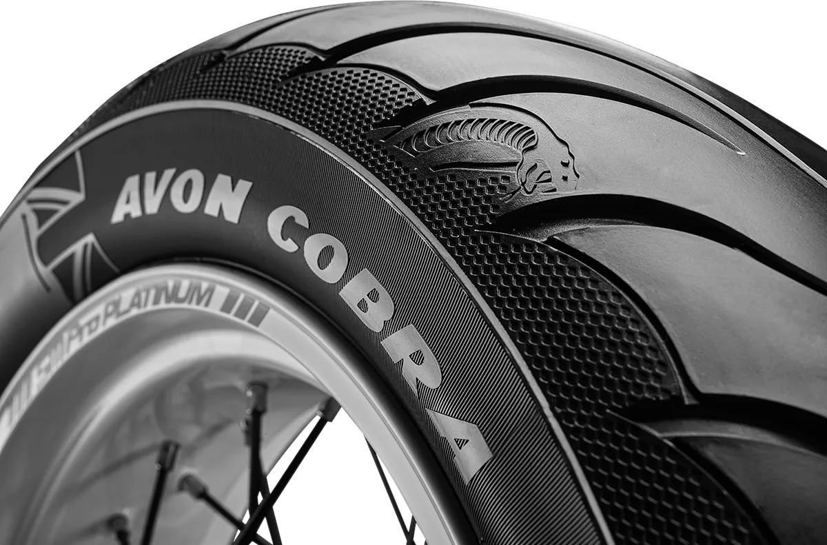 Avon Tyres 2120392 Avon AV92 Cobra Chrome 180/65B16 Rear Tire 81H
