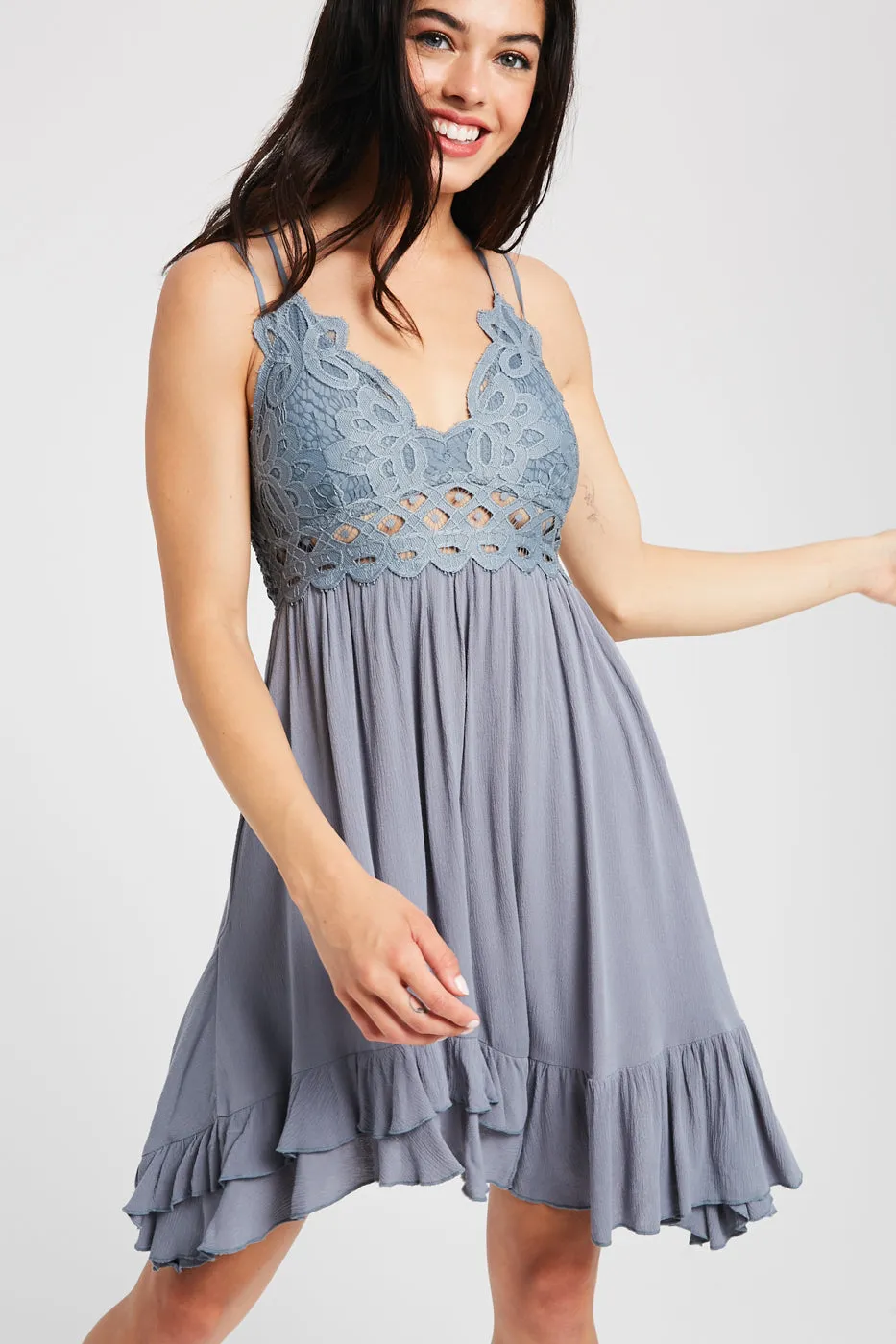 AXEL MINI DRESS BLUE
