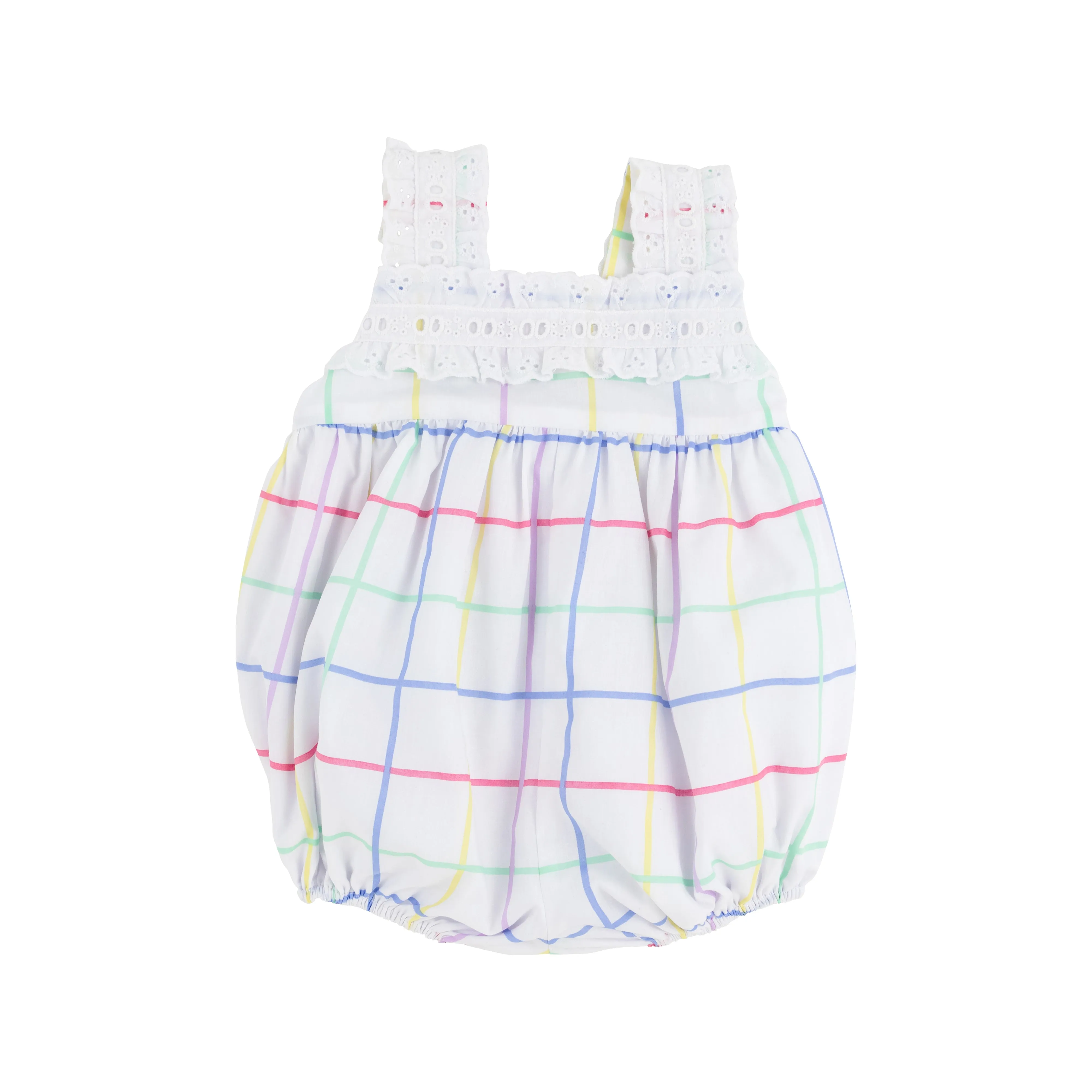 Babs Bubble - Water Street Windowpane with Worth Avenue White