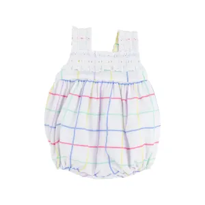 Babs Bubble - Water Street Windowpane with Worth Avenue White