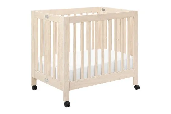 Babyletto Origami Collapsible Mini Crib - Washed Natural