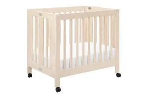 Babyletto Origami Collapsible Mini Crib - Washed Natural
