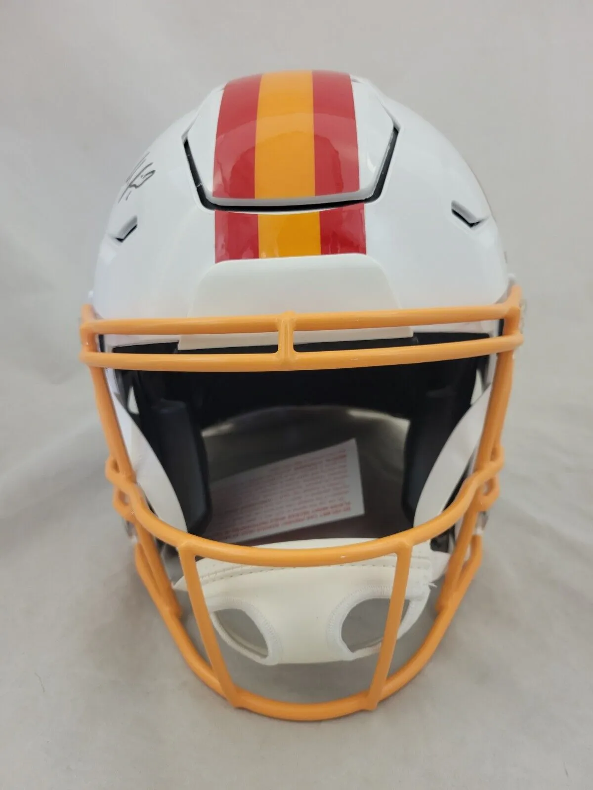 BAKER MAYFIELD SIGNED TAMPA BAY BUCCANEERS THROWBACK SPEEDFLEX HELMET BAS