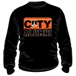 BALTIMORE CITY COLLEGE | 90s ALUMNI Black Unisex Sweatshirt (DK)