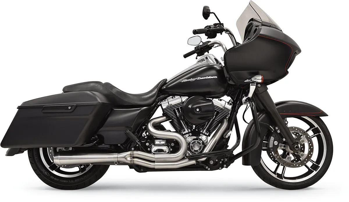 Bassani Manufacturing 1F12SS Short Road Rage III Stainless 2-Into-1 Exhaust System