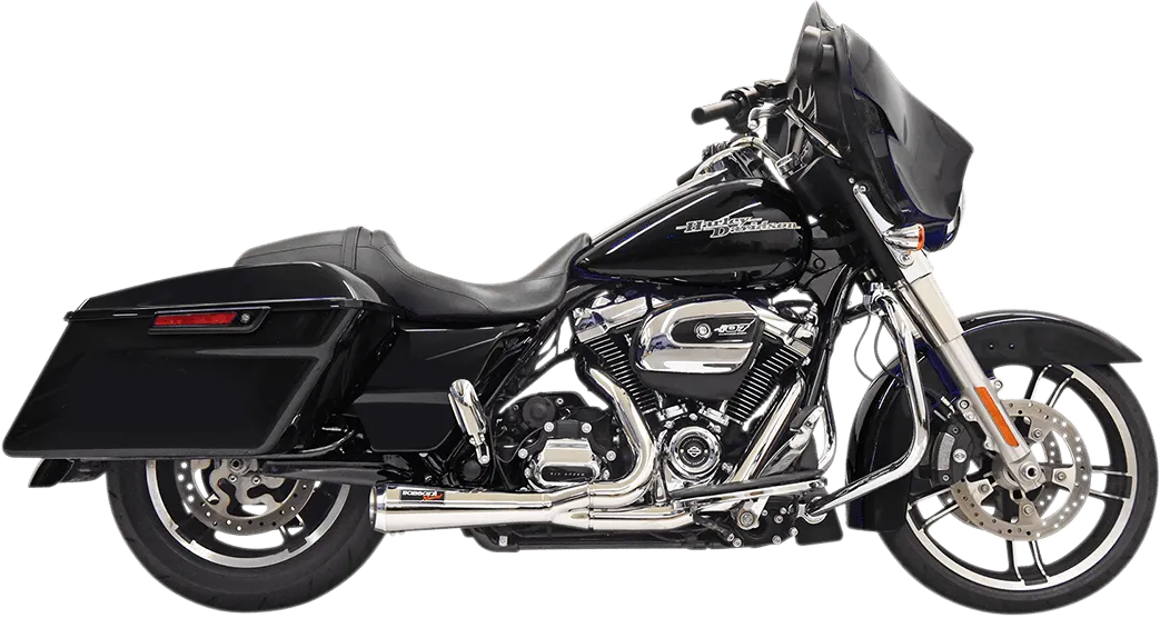 Bassani Manufacturing 1F42SS Short Road Rage 2-Into-1 Exhaust System - Stainless Steel
