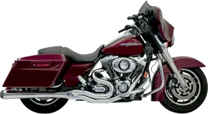 Bassani Manufacturing FLH-757B B4 Straight Exhaust System - Black Ceramic