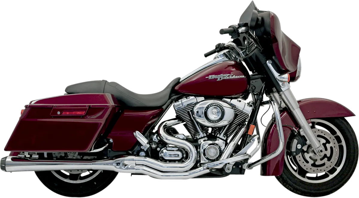 Bassani Manufacturing FLH-757B B4 Straight Exhaust System - Black Ceramic