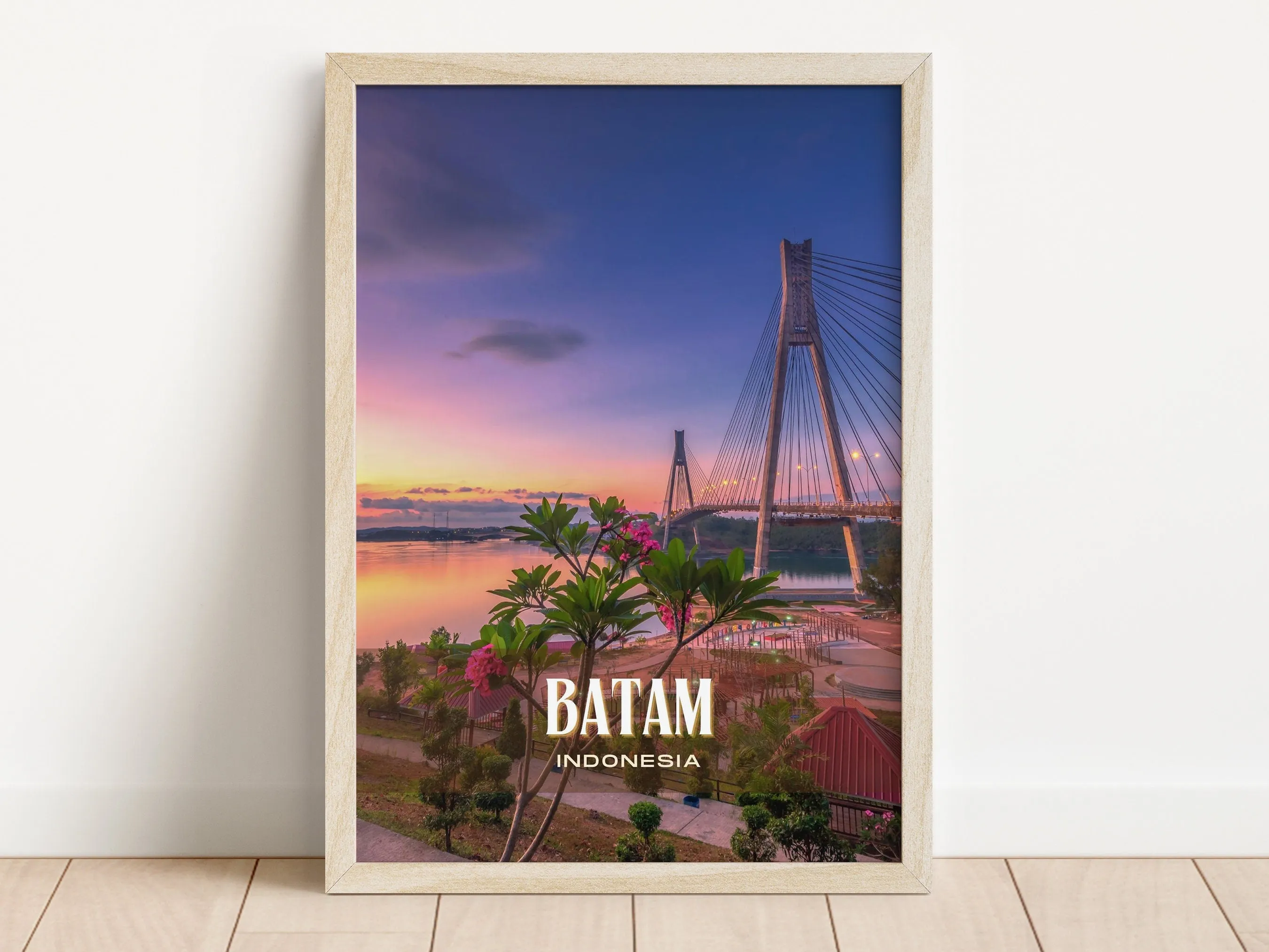 Batam Retro Wall Art, Indonesia