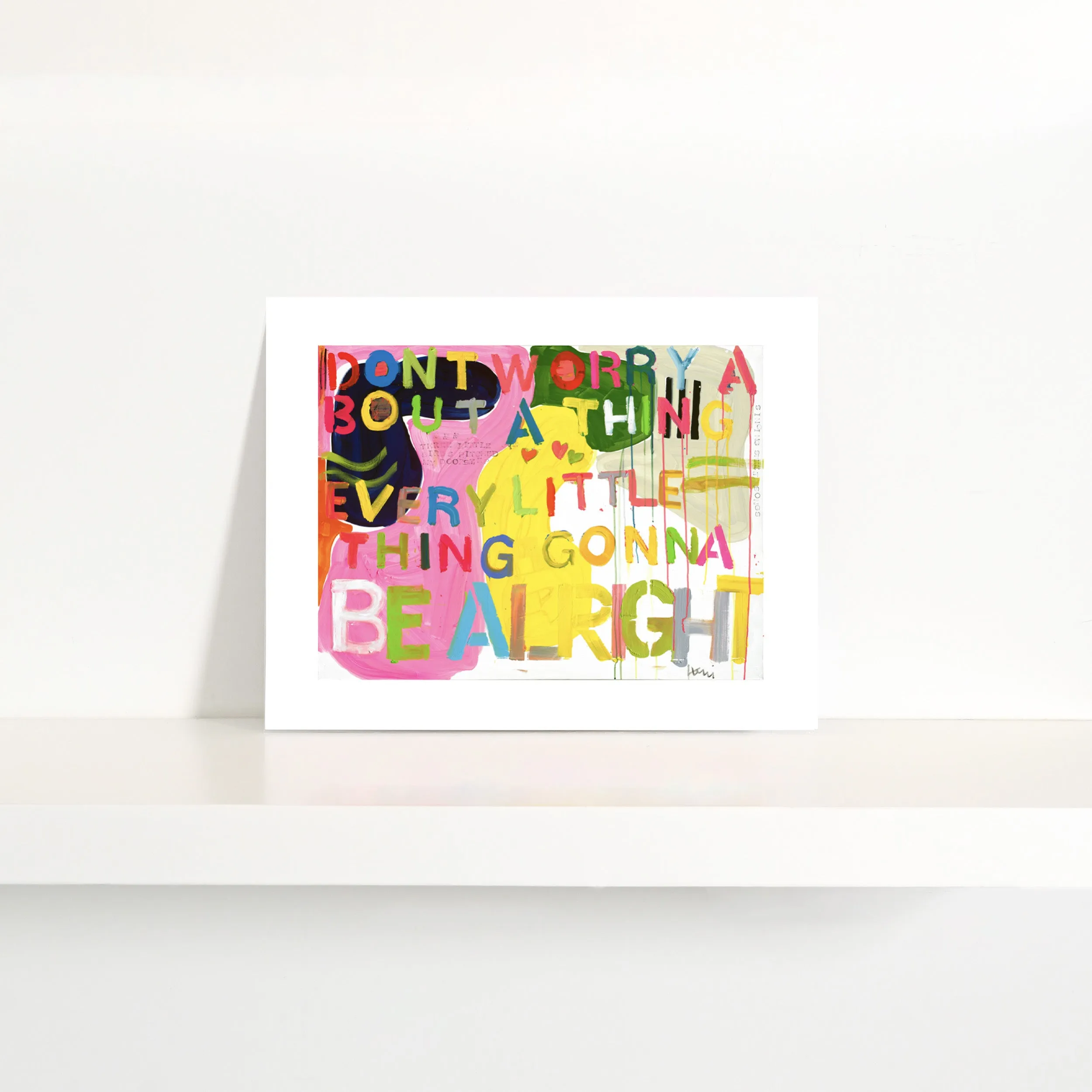 Be Alright Mini Art Print