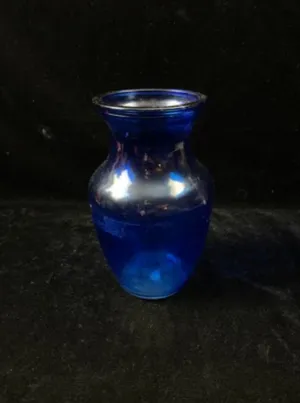 Beautiful Cobalt Glass 8" Vase
