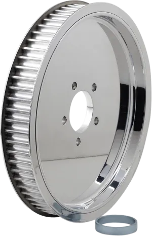 Belt Drives Ltd RPP-65 Polished 1 1/2in. Rear Belt Pulley - Solid - 65T