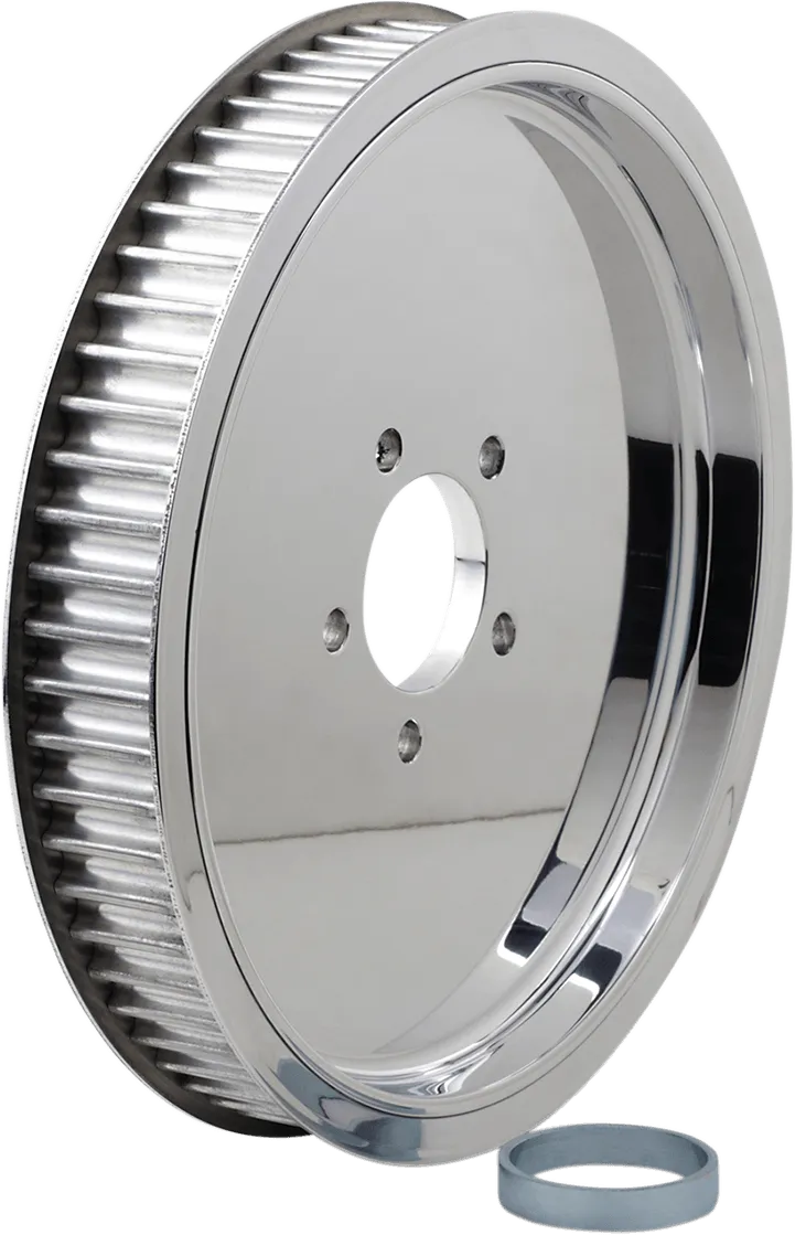 Belt Drives Ltd RPP-65 Polished 1 1/2in. Rear Belt Pulley - Solid - 65T